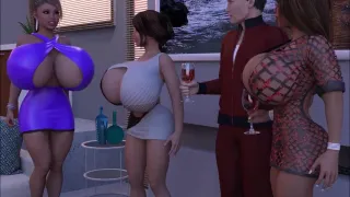 Busty 3d cartoon sluts hard porn video